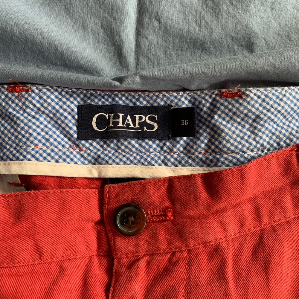 Mens Chaps Chino Shorts - 36 - Picture 3 of 4